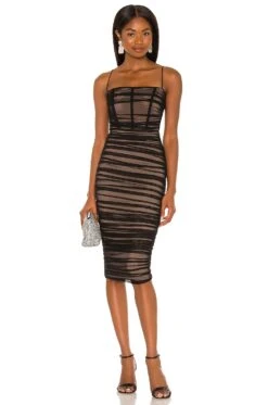 Mecca Midi Dress Black 11 Mecca Midi Dress Black -Camila coelho Shop NKIE WD475 V1 1