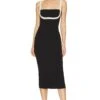 Nouveau Midi Dress Black 1 Nouveau Midi Dress Black -Camila coelho Shop NKIE WD586 V1