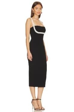 Nouveau Midi Dress Black -Camila coelho Shop NKIE WD586 V2
