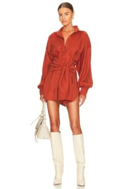 Dafne Dress Rust -Camila coelho Shop NOCH WD22 V1 1
