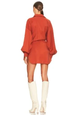 Dafne Dress Rust -Camila coelho Shop NOCH WD22 V3