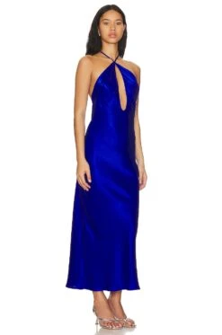 Irena Midi Dress Electric Blue 8 Irena Midi Dress Electric Blue -Camila coelho Shop NROL WD45 V2