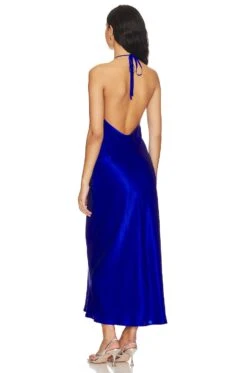 Irena Midi Dress Electric Blue 9 Irena Midi Dress Electric Blue -Camila coelho Shop NROL WD45 V3