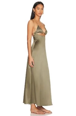 OSEREE Gem Kini Midi Dress Green -Camila coelho Shop OSSE WD17 V2