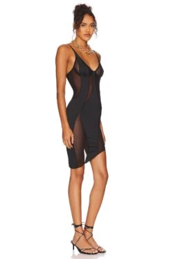 OW Collection Swirl Mini Dress Black Caviar 7 OW Collection Swirl Mini Dress Black Caviar -Camila coelho Shop OWIR WD38 V2