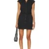 Paige Jaxsyn Dress Washed Black 1 Paige Jaxsyn Dress Washed Black -Camila coelho Shop PAIG WD127 V1