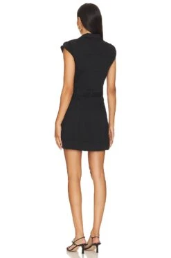 Paige Jaxsyn Dress Washed Black 7 Paige Jaxsyn Dress Washed Black -Camila coelho Shop PAIG WD127 V3