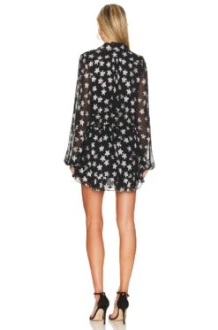 Vega Mini Dress Black & Silver -Camila coelho Shop ROCS WD231 V3