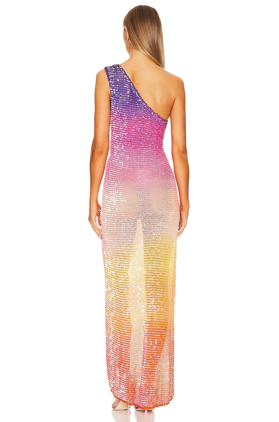 Candice Crochet Dress Sunset Ombre 5 Candice Crochet Dress Sunset Ombre - Image 3
