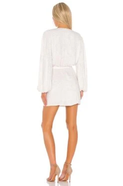 Gabrielle Robe Moonglow White 12 Gabrielle Robe Moonglow White -Camila coelho Shop ROFR WD77 V3