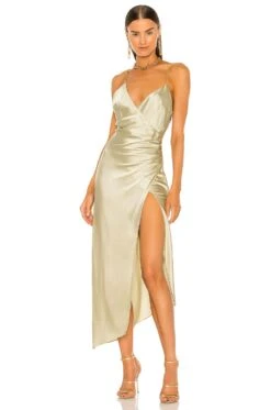 Emma Silk Dress Black -Camila coelho Shop SERR WD11 V1