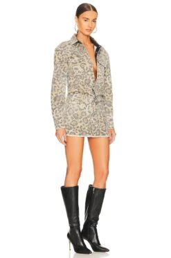 Linda Dress Leopard -Camila coelho Shop SERR WD60 V2