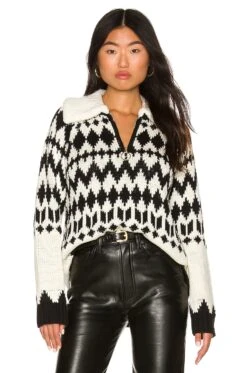 Show Me Your Mumu Sun Valley Pullover White