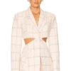 VESTE GEORGIA Almond Check -Camila coelho Shop SIGR WO6 V1