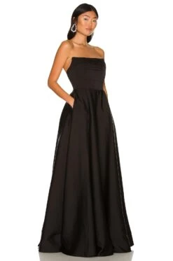 X REVOLVE Heidi Gown Black -Camila coelho Shop SLEE WD88 V2