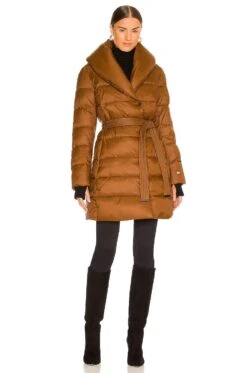 Angelica Puffer Jacket Chestnut