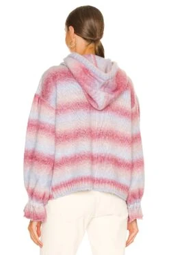 Ombre Striped Hoodie Blue Combo -Camila coelho Shop SOMR WK4 V3