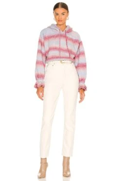 Ombre Striped Hoodie Blue Combo -Camila coelho Shop SOMR WK4 V4