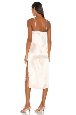 Song Of Style Audra Midi Dress Porcelain Ivory -Camila coelho Shop SOSR WD86 V3