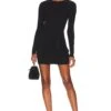 Dana Wrap Mini Dress Black -Camila coelho Shop SPDW WD1963 V1