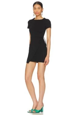 Gwinne Jersey Wrap Dress Black 10 Gwinne Jersey Wrap Dress Black -Camila coelho Shop SPDW WD2247 V3