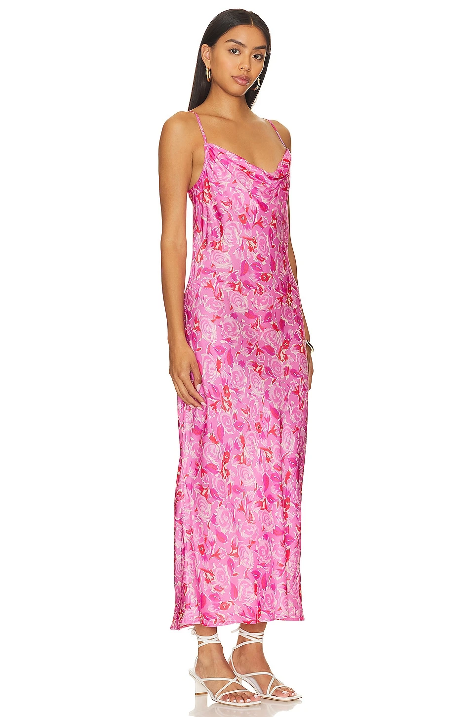 Islamorada Bias Strappy Maxi Dress Canyon Rose 4 Islamorada Bias Strappy Maxi Dress Canyon Rose - Image 2