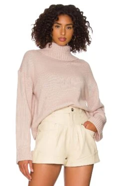 Vida Turtleneck Sweater Natural