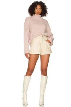 Vida Turtleneck Sweater Natural -Camila coelho Shop STIR WK38 V4