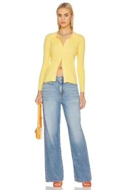 Reid Button Up Yellow -Camila coelho Shop STIR WK46 V4