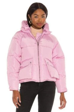 Pluto Puffer Jacket Sherbet Pink -Camila coelho Shop TOAR WO4 V2