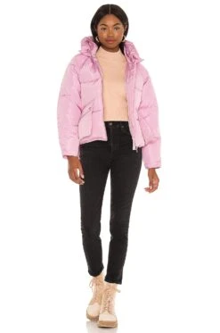 Pluto Puffer Jacket Sherbet Pink -Camila coelho Shop TOAR WO4 V5