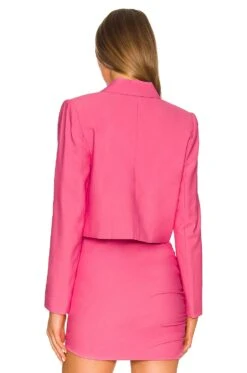 Double Brested Crop Blazer Flamingo -Camila coelho Shop TSEI WO6 V3