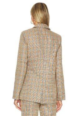 Rachel Blazer Floral Plaid -Camila coelho Shop TULA WO214 V3