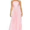 Kamari Pleated Dress Rosewater -Camila coelho Shop UAMR WD174 V1