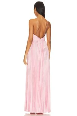 Kamari Pleated Dress Rosewater -Camila coelho Shop UAMR WD174 V3