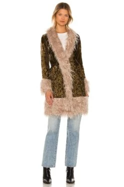 Stillwater Faux Fur Coat Cinnamon -Camila coelho Shop UNDR WO71 V2