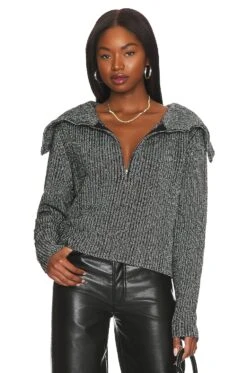 Varley Elise Half Zip Jacket Black