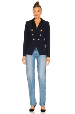 Veronica Beard Hoodie Dickey Black -Camila coelho Shop VBRD WA7 V3