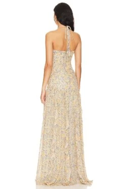 Veronica Beard Lucine Dress Blue &Yellow Multi -Camila coelho Shop VBRD WD129 V3