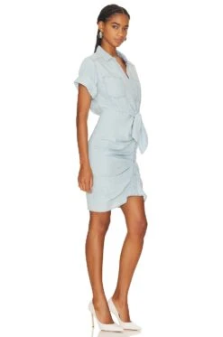 Veronica Beard Hensley Dress Glacier -Camila coelho Shop VBRD WD136 V2