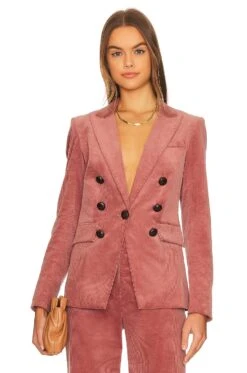Veronica Beard Lawrence Dickey Jacket Mauvewood -Camila coelho Shop VBRD WO73 V2