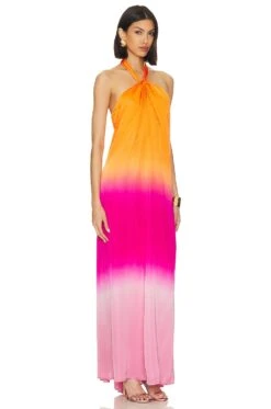 Gaia Dress Flamenco Ombre -Camila coelho Shop YOUN WD1244 V2