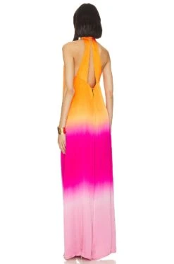 Gaia Dress Flamenco Ombre -Camila coelho Shop YOUN WD1244 V3