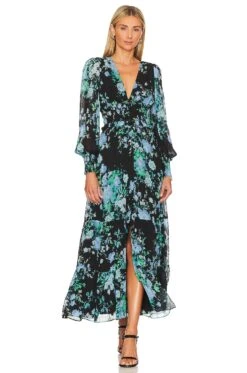 Frida Maxi Dress Free Woman Black -Camila coelho Shop YUMI WD534 V4